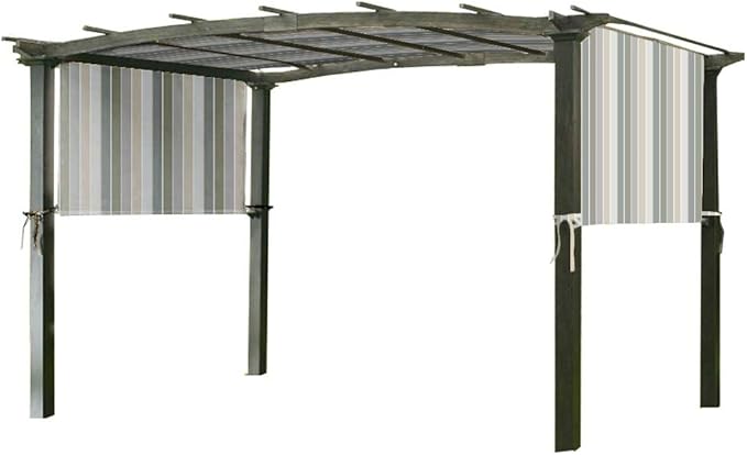 Garden Winds Universal Pergola Replacement Canopy - Standard 350 - Stripe Stone