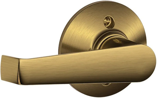 Antique Brass Dummy Door Lever Handle – Non-Turning Interior Decorative Lever