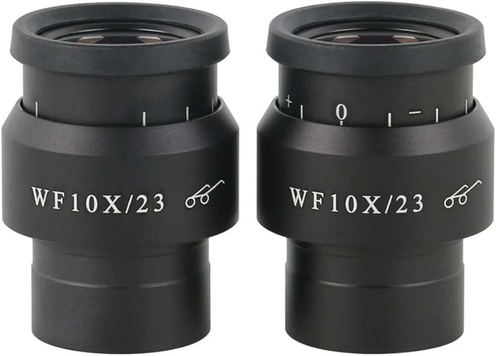 Widefield Microscope Eyepiece WF10X/23, 30mm Diameter, Adjustable Stereo Microscope Lens