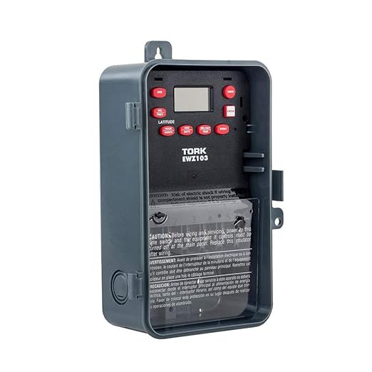 EWZ Series Multipurpose Control Astronomic 7 Day Time Switch, 120-277 VAC Input Supply, 1 Channel, DPST Output Dry Contact