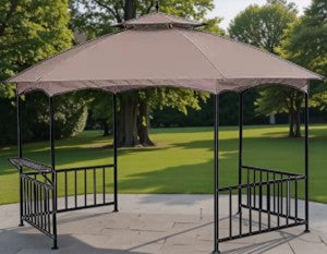 Garden Winds Replacement Canopy Top Cover for The Madison Hexagon Gazebo - 350 - Yalz Store
