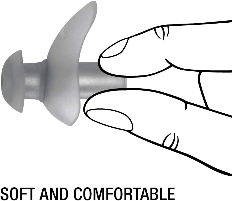 Speedo Unisex Ear Plugs for Swimming Waterproof Reusable Training