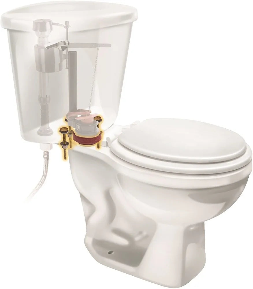 Universal Toilet Tank-to-Bowl Bolt & Gasket Repair Kit - Yalz Store