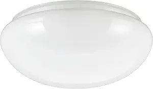 Aspen Creative 23608-01, 11" White Opal Mushroom Glass Shade For Ceiling Fixture, 11" Dia x 4" H/Fitter 9-3/4"