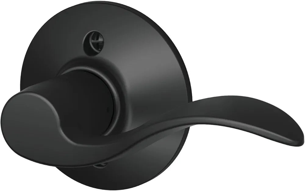 Matte Black Right-Handed Dummy Door Lever Handle – One-Sided Non-Turning Interior Lever