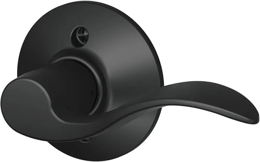 Matte Black Right-Handed Dummy Door Lever Handle – One-Sided Non-Turning Interior Lever
