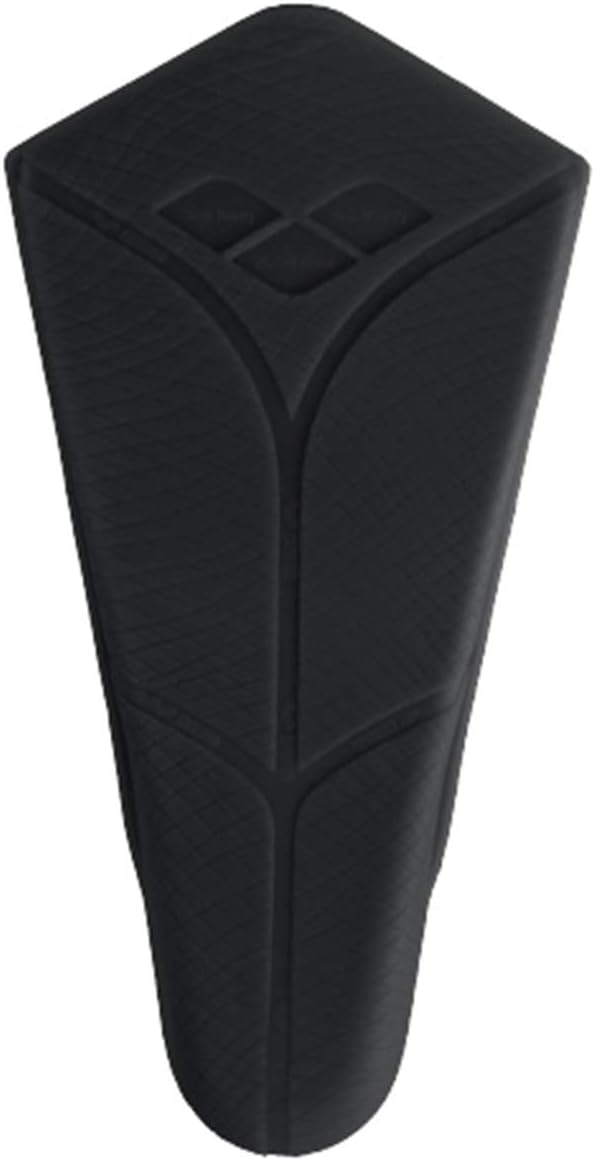 arena Powerfin Hook Swim Training Fins, Black/Silver, 7.5-8.5
