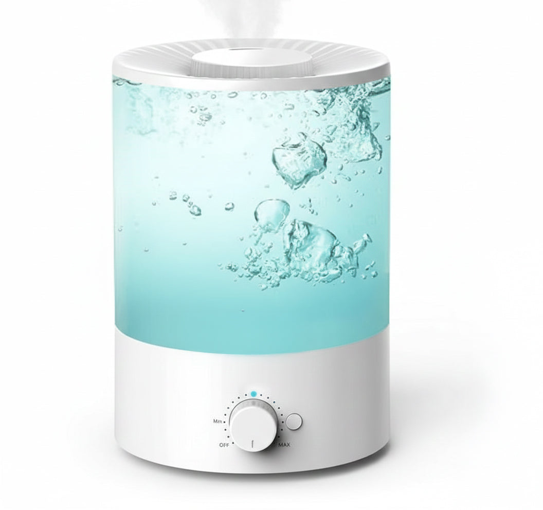 0.5-Gallon Cool Mist Ultrasonic Humidifier with Adjustable Output - Yalz Store