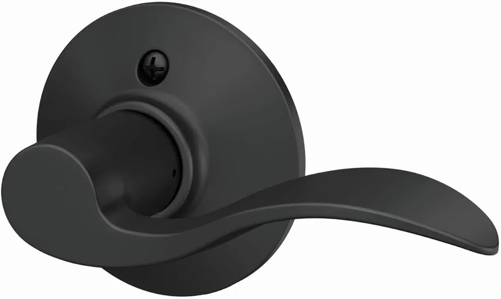 Matte Black Right-Handed Dummy Door Lever Handle – One-Sided Non-Turning Interior Lever