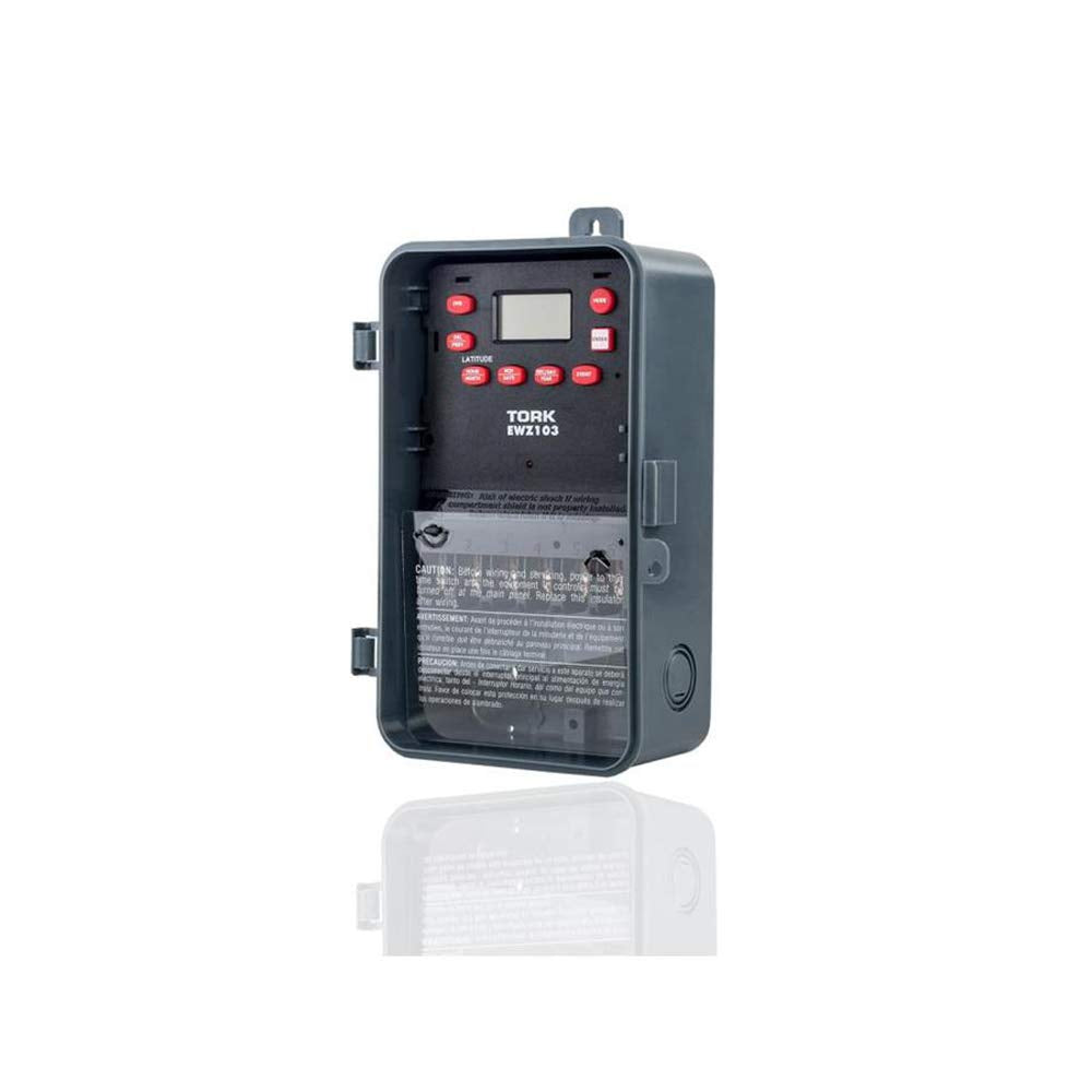 EWZ Series Multipurpose Control Astronomic 7 Day Time Switch, 120-277 VAC Input Supply, 1 Channel, DPST Output Dry Contact