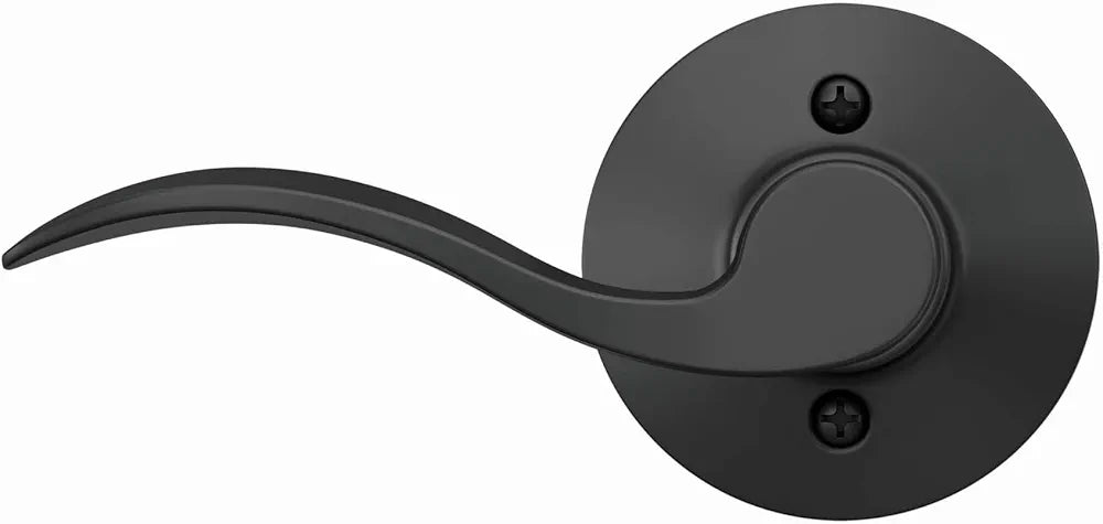 Matte Black Right-Handed Dummy Door Lever Handle – One-Sided Non-Turning Interior Lever