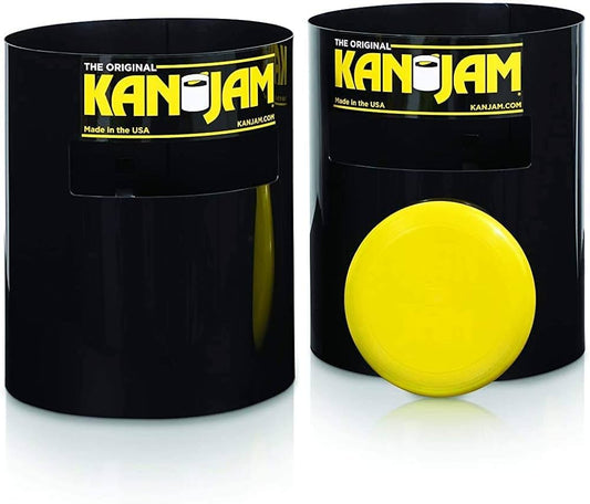Kan Jam Original Disc Toss Game - Kan Jam Rookie, PRO and To-Go Disc Golf Sets with Illuminate LED Frisbee Versions,Black