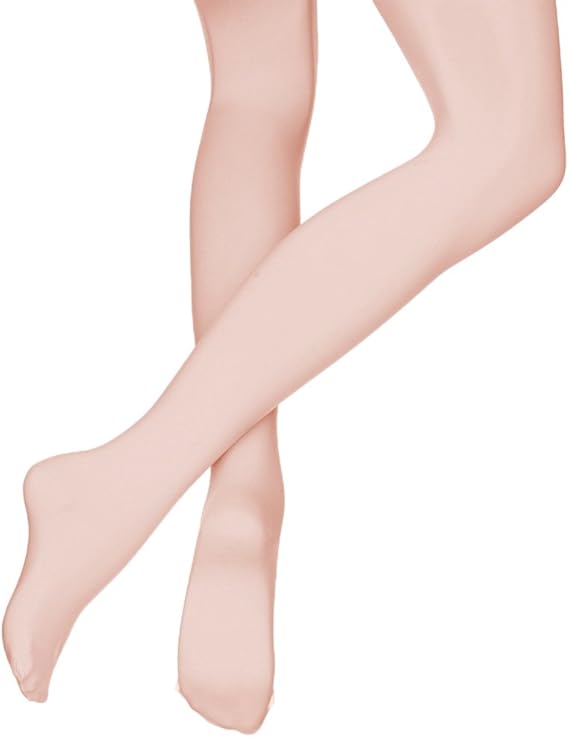 Bloch girls contoursoft footed tights, Ballet Pink, Medium