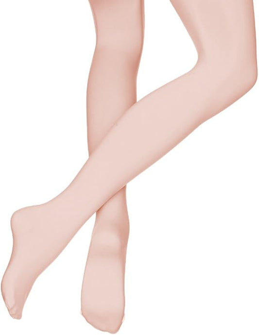 Bloch girls contoursoft footed tights, Ballet Pink, Medium