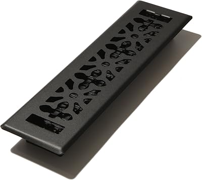 Gothic Bronze Steel Floor Register – 2" x 12" - Yalz Store