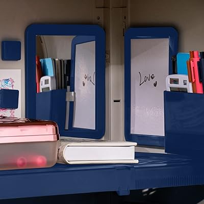 6-Piece Magnetic Locker Organizer Kit – Navy - Yalz Store