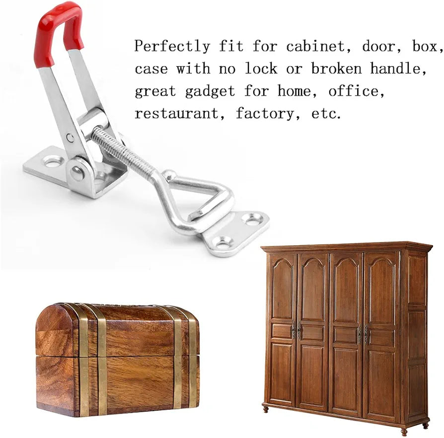 Generic Heavy-Duty Pull Latch Toggle Clamp Set – 360 lb Holding Capacity (4 PCS) - Yalz Store