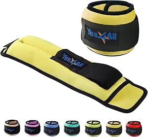 Adjustable Ankle & Wrist Weights – Pair Set (2–10 lbs) - Yalz Store