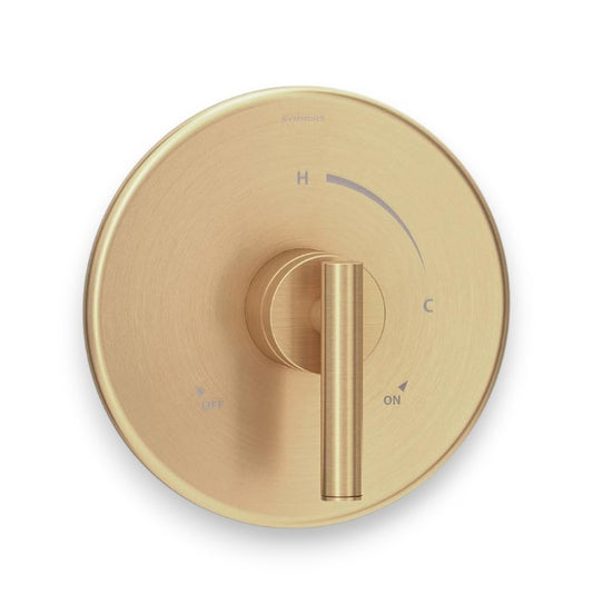 Symmons S-3500-CYL-B-BBZ-TRM Dia Shower Valve Trim in Brushed Bronze (Valve Not Included) - Yalz Store