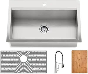 KOHLER PROVO SINK KIT SS - Yalz Store