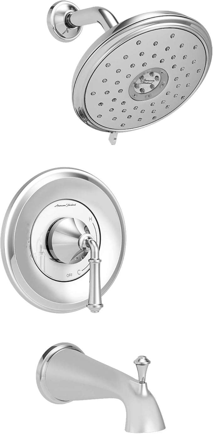 American Standard TU052508.002 Delancey Water-Saving Bath and Shower Trim Kit with Cartridge, 1.8 GPM, Polished Chrome