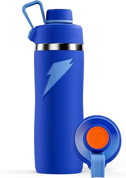Stainless Steel Sports Water Bottle – 32 oz, Twist Cap - Yalz Store