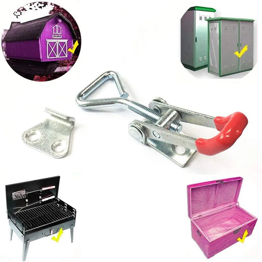 Generic Heavy-Duty Pull Latch Toggle Clamp Set – 360 lb Holding Capacity (4 PCS) - Yalz Store