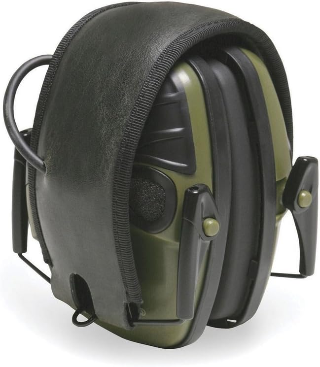 Howard Leight by Honeywell Impact Sport Sound Amplification Electronic Earmuff, Green (R - 01526)
