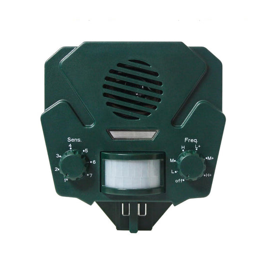 Solar-Powered Ultrasonic Outdoor Animal Repeller