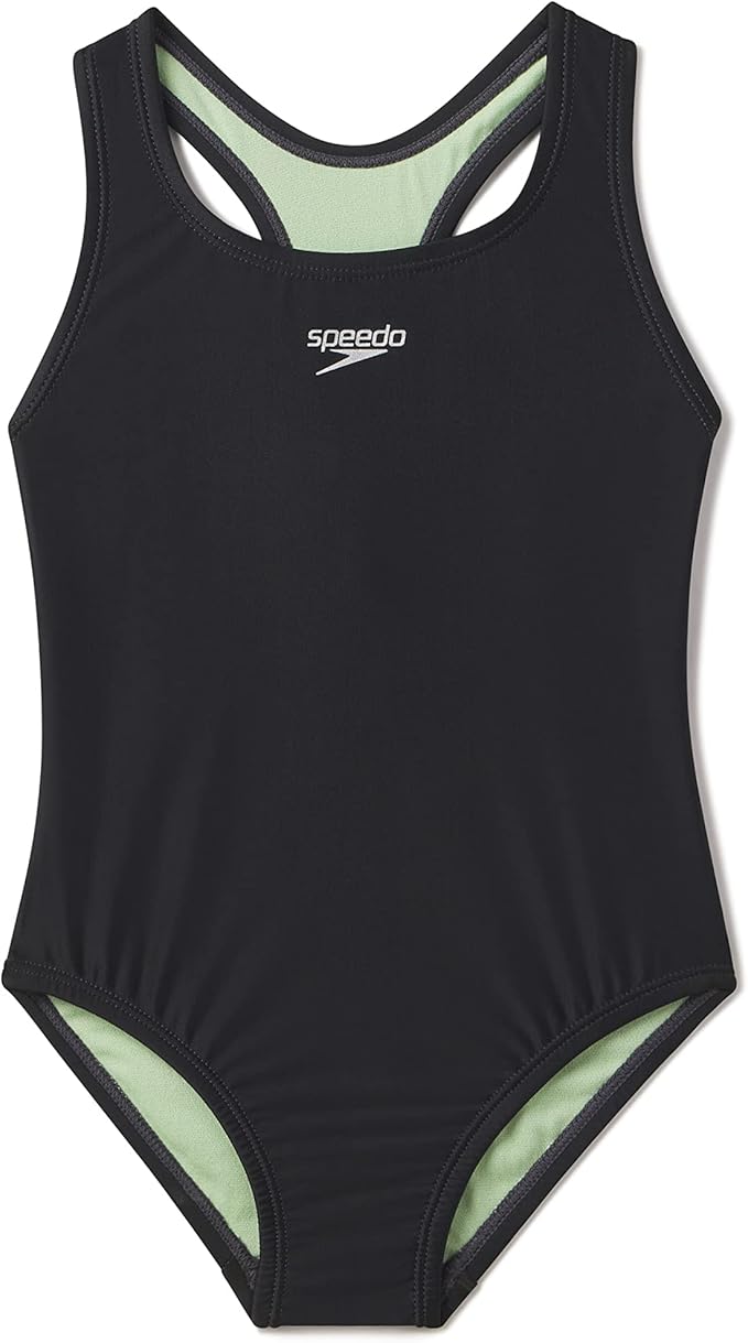 Speedo Girl's Swimsuit One Piece Closed Racerback