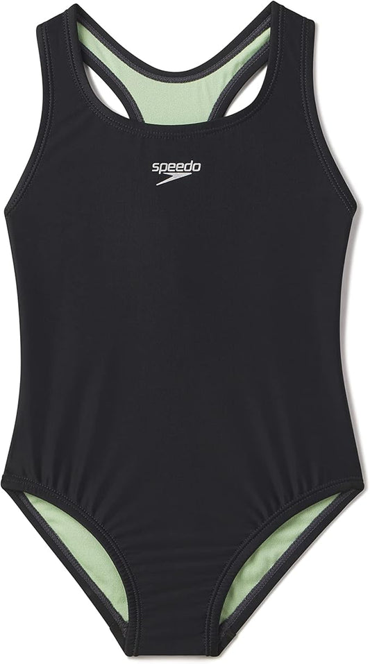 Speedo Girl's Swimsuit One Piece Closed Racerback