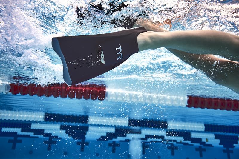 TYR unisex adult Crossblade Fins 2.0 Footwear, Black/Green, X-Small US