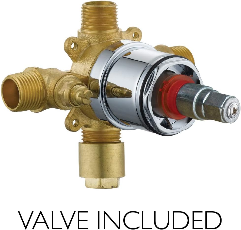 Design House 595066 Middleton Valve Trim, Satin Nickel