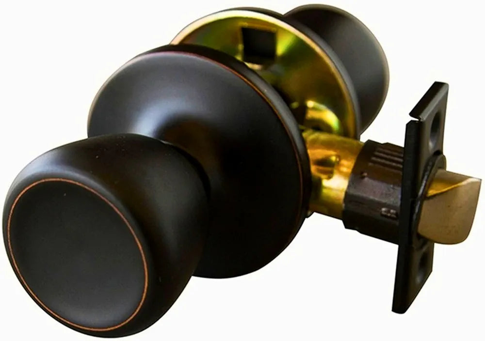 Generic Terrace Door Lockset, Oil Rubbed Bronze Finish, R3 Backset