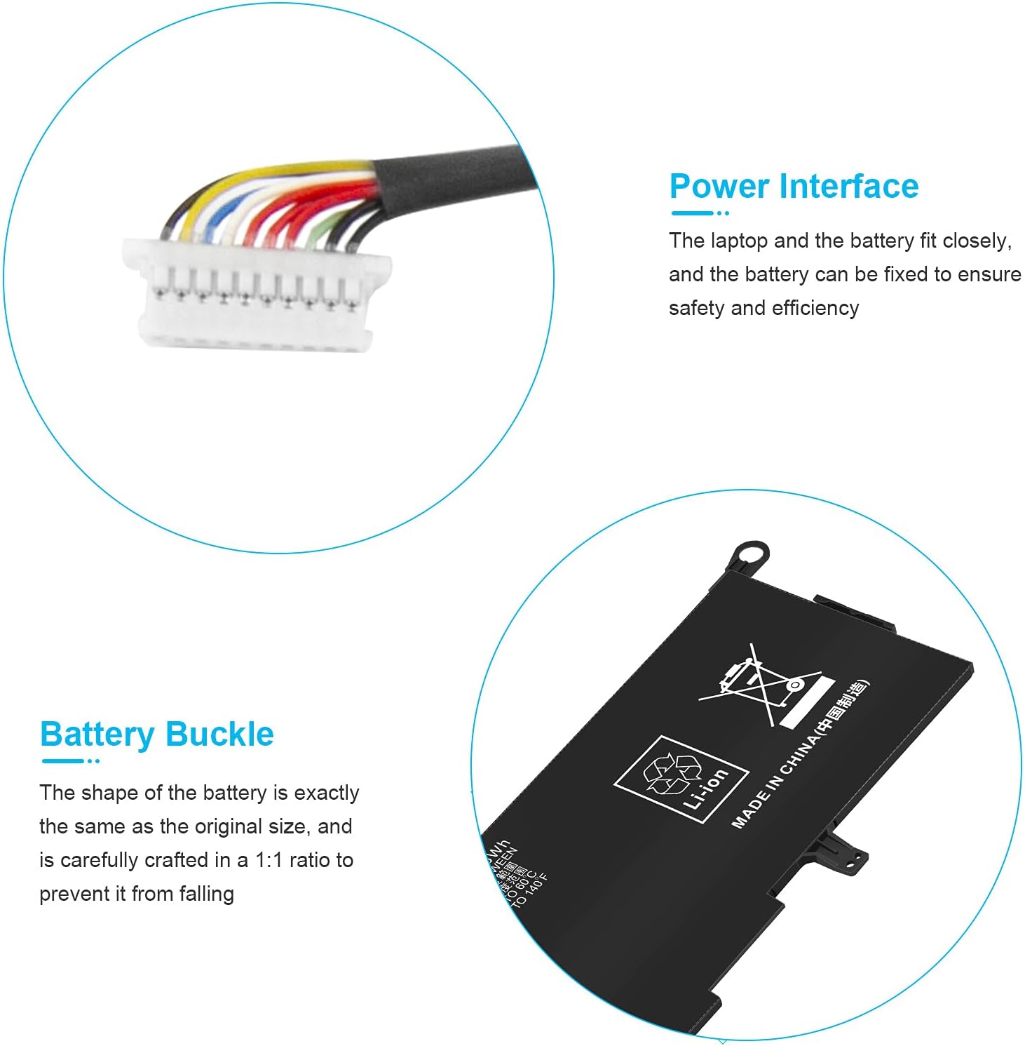 HP Spectre X360 Replacement Battery 11.4V 56Wh 3-Cell Li-ion for G1/G2 Series - Yalz Store