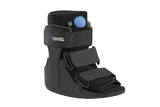 United Ortho Air Cam Walker Fracture Boot, Small, Black