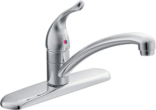 Moen 67425 Chrome one-Handle Kitchen Faucet, 0.5, Chrome