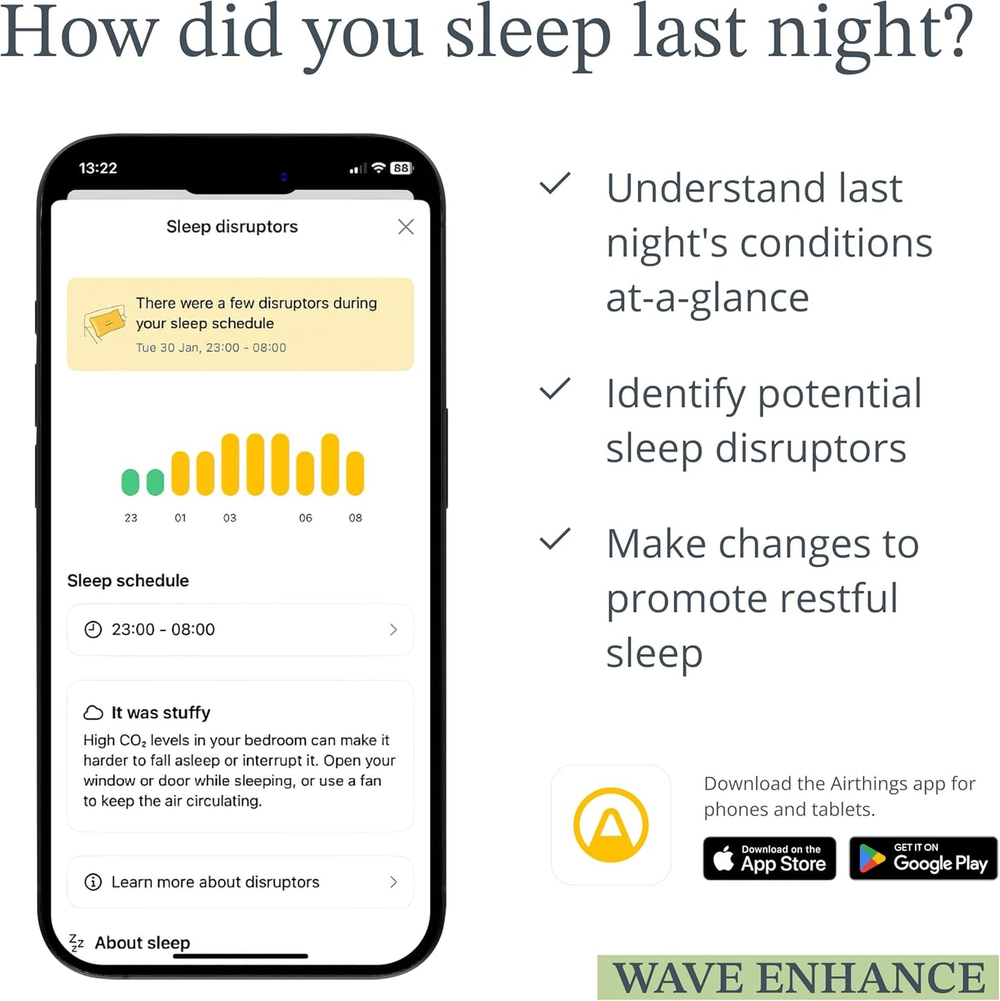 Airthings 2960 View Plus - Battery Powered Radon & Air Quality Monitor (PM, CO2, VOC, Humidity, Temp, Pressure)