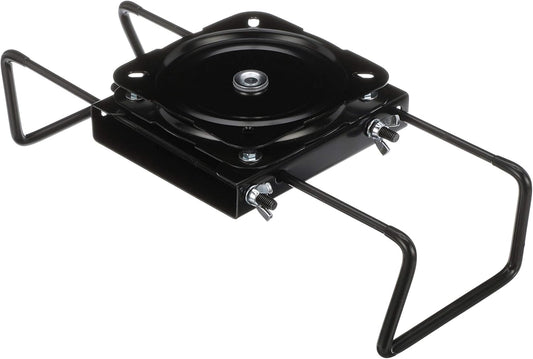 Attwood 15700-3 Seat Mount, Clamp-On With Swivel, Adjusts from 7 Â½ inches to 18 inches, Black, Powder-Coated Steel