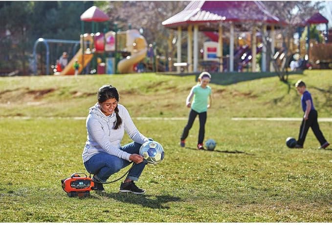 BLACK+DECKER 20V MAX* Inflator, Portable Air Compressor, 3 Modes: Cordless, 120V Corded, and 12V Car Adapter, Air Pump, Battery Sold Separately (BDINF20C)