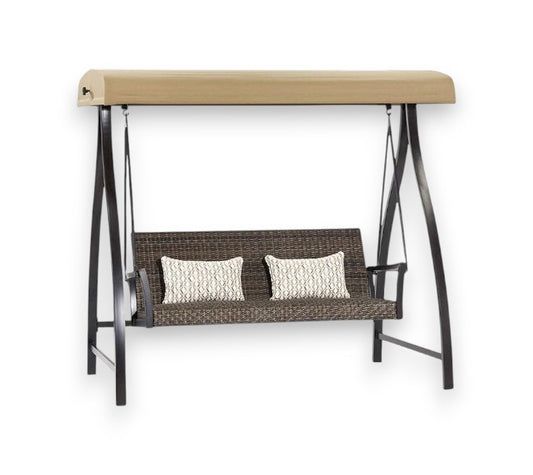 Garden Winds Replacement Canopy Top Cover for The Springdale McKinnon 1902296, 2127591, 2127504, 1768208, 1713518 Wicker Swing - Riplock 500 - Yalz Store