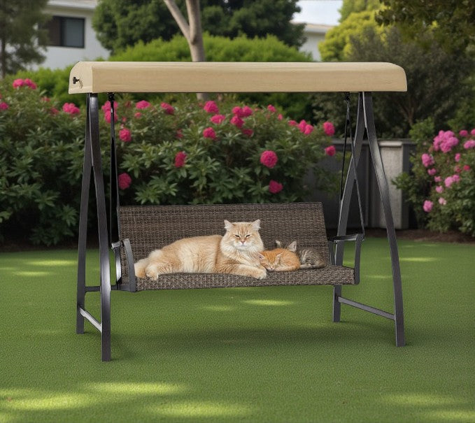 Garden Winds Replacement Canopy Top Cover for The Springdale McKinnon 1902296, 2127591, 2127504, 1768208, 1713518 Wicker Swing - Riplock 500 - Yalz Store