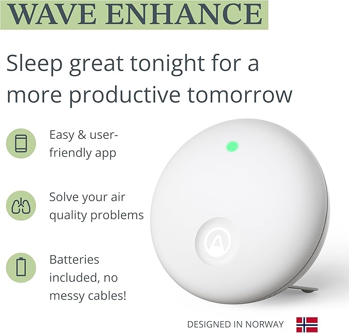 Airthings 2960 View Plus - Battery Powered Radon & Air Quality Monitor (PM, CO2, VOC, Humidity, Temp, Pressure)