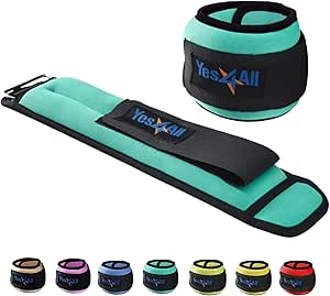 Adjustable Ankle & Wrist Weights – Pair (2–10 lbs) - Yalz Store