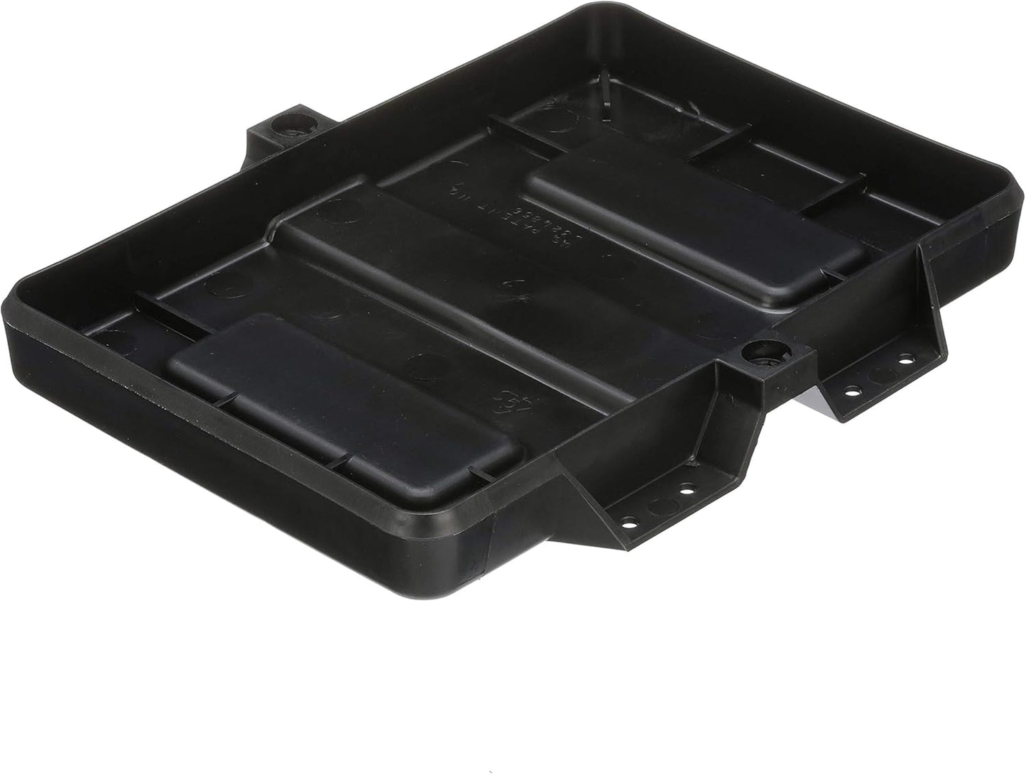 Attwood 9090-5 Adjustable Battery Tray, for 27/27m Series Batteries, Heavy-Duty Black Plastic, Height-Adjustable Crossbar