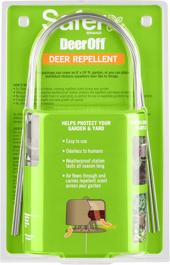 Waterproof Outdoor Deer Repellent Stations – 6-Pack with Stakes - Yalz Store