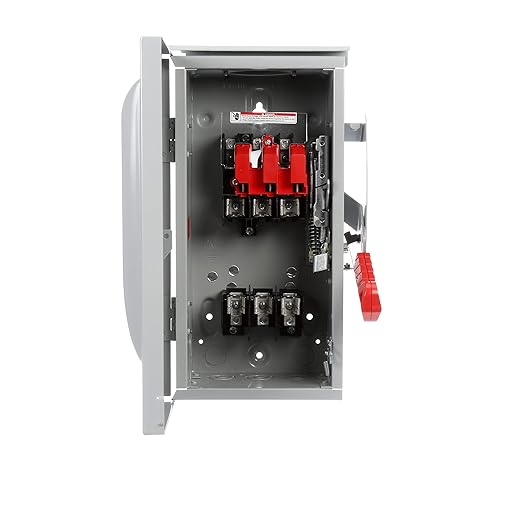 Siemens HF361 30-Amp 3 Pole 600-volt 3 Wire Fused Heavy Duty Safety Switches
