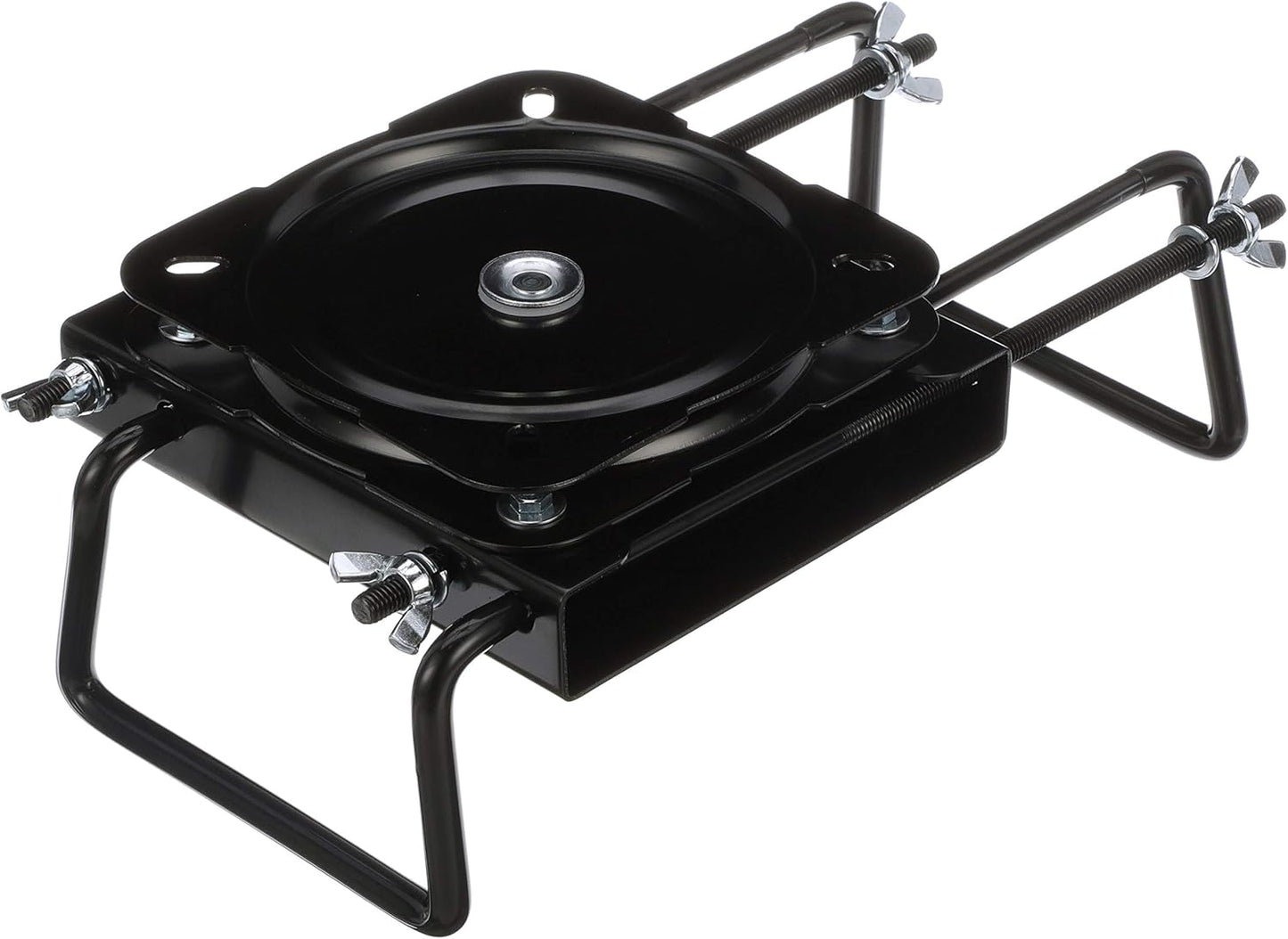 Attwood 15700-3 Seat Mount, Clamp-On With Swivel, Adjusts from 7 Â½ inches to 18 inches, Black, Powder-Coated Steel