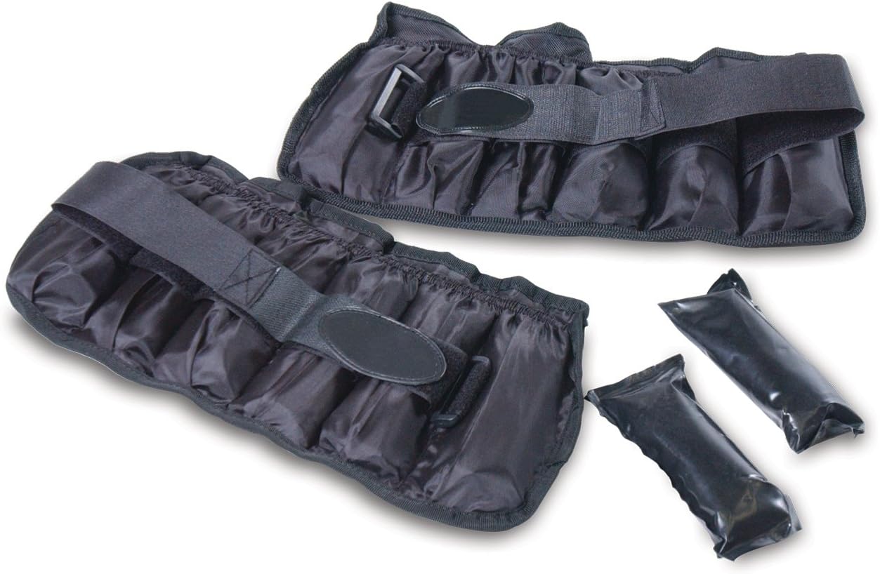 CAP Barbell Adjustable Ankle Weights,10-Pound , Black