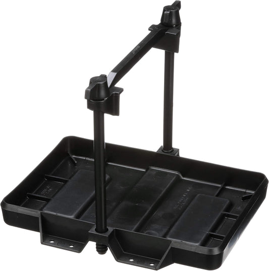 Attwood 9090-5 Adjustable Battery Tray, for 27/27m Series Batteries, Heavy-Duty Black Plastic, Height-Adjustable Crossbar